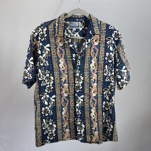 Vintage Hawaiian Shirt RJC Medium Made In Hawaii